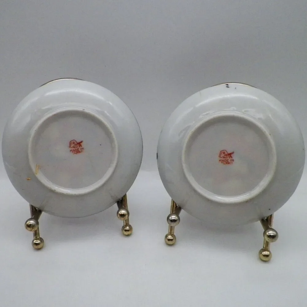 Japanese Porcelain Mini Tashiro Shoten Plates 4.25